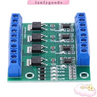 LANFYGOODSS 4‑Way MOS Tube Module, PWM 3-20V 4-Channel Field Effect Tube Module, Electronic Circuit 