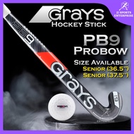 Grays Composite Hockey Stick Probow 9 PB9 Grays Kayu Hoki Trident Dimple Hockey Ball Grays Hockey Ba
