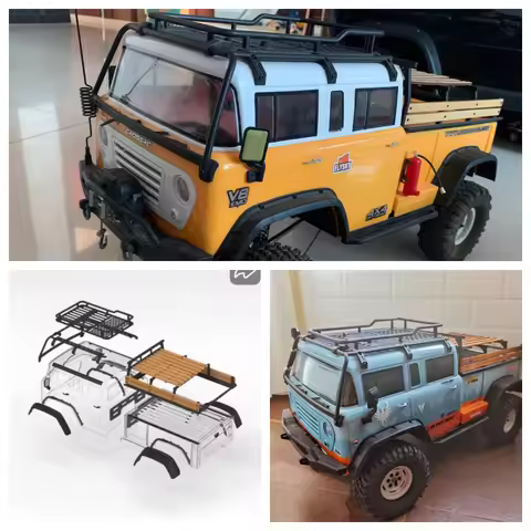 wheelbase 313mm CROSSRC EMO JT4 AT4 NT4 MC4 1/10 Off road 4x4 crawler truck Car clear body shell ass