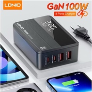 LDNIO 100W Desktop Charger A4809C GaN PD Output 100W QC USB 30W Super Fast Charge A4809Q A-4809 supp