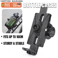 Adjustable Bicycle Water Bottle Cage Dial Lock Steel Wire Tension Cup Holder Universal fit for folda