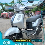 Crashbar Fazzio Pelindung Body Motor FAZIO Tubular Fazio Dudukan Lampu Tembak