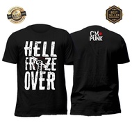 CM Punk Hell Froze Over Tshirt cotton wrestling wwe aew  T-shirt