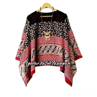 Blus Batik wanita  Batwing Top #35 Batik Solo Batik Paris atasan batik wanita modern blouse batik wa