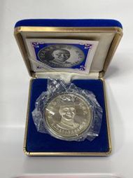 AX973 先總統 民國75年蔣公百年誕辰紀念銀幣 27g盒裝 附說明書 如圖 避免有爭議要求完美者請勿投標!