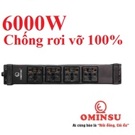 Ổ ĐIỆN 4 CỬA ĐA NĂNG 6000W BẰNG THÉP OMINSU KHÔNG DÂY CHỐNG VỠ 100%