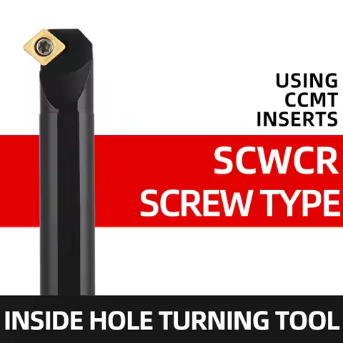 TUOZ S12M S16Q S20R SCWCR09 SCWCL09 12mm 16mm 20mm 50° SCWCR SCWCL CCMT09 CNC Internal Turning Tool