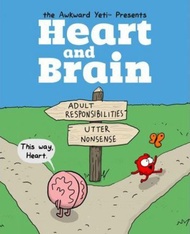 Heart and Brain : An Awkward Yeti Collection by The Awkward Yeti (US edition, paperback)