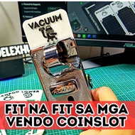ELEXHUB Coin Slot Label Plate | Vending Machine Coin Slot Label | Durable Coin Operated Machine Sign