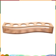 ncsqqkjyx Shot Glass Holder Set-1Oz/30Ml Shot Glass Set Bamboo Shot Glass Holder, 6Pcs Shot Glass Se