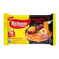 VIRAL NOODLES Richeese Ramen Noodles Richeese Cheese Spicy Sauce