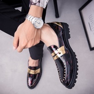 outdoor Leather Casual Loafers Men Comfortable men Shoes Man Leather working Business Slip-On dressi