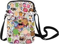 Fozzy Bear Crossbody Bag Gonzo& Animal Fans Gift Kermit & Piggy Shoulder Bag Cartoon Movie Merch