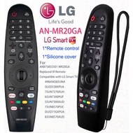 AKB75855501 MR20GA Infrared Replacement Remote Commander (With Black Cover) NO Voice, Pointer Option and Magic Function fit for LG Smart TV 49NANO81ANA 49NANO80UNA 55NANO81ANA