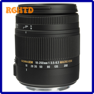 RGHTD Sigma 18-250mm F3.5-6.3 DC Macro OS HSM Lens voor Canon 600D 650D 700D 750D 760D 800D 60D 70D 77D 80D T3i T5i SQWFR