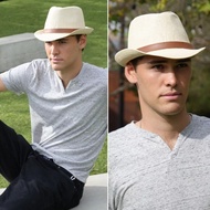 Imported Panama Jazz Straw Fedora Hat for Men and Women