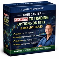 Simpler Options – John Carter – Secrets To Trading Options On ETFs (3 Day Live Class)