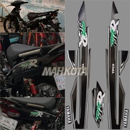 Striping Sticker Polet Motorcycle List F1ZR FIZR fis r fiz r f1 zr 1997 Non Clutch FULLSET Black lis