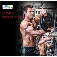 Pro Rubber Tri-Grip Olympic Weight Plate (5cm/2inch) - 15KG to 20KG