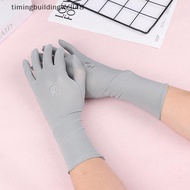 TIME 1Pair Mittens  Driving Gloves Stretch Women Anti UV Mid-long Breathable Glove For Spring Summer