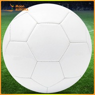 Moon AURORA White Soccer Ball Premium Boy and Girl Official Match Ball Cool, Durable, Indoor, Outdoor, Training, Practice, Playtime and Games