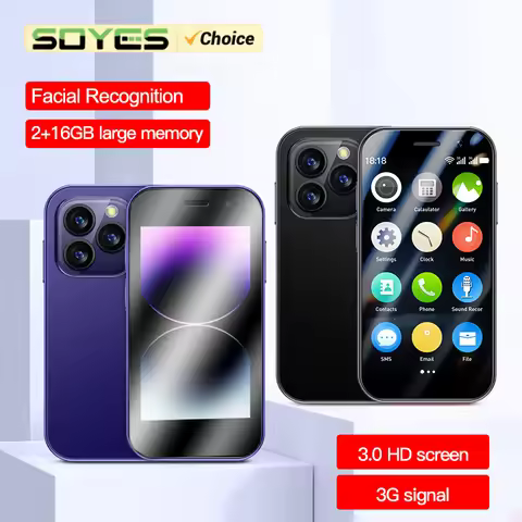 SOYES XS17 Pro 3.0" Mini Smart Phone Android9.0 Face ID 2GB RAM 16GB ROM Dual SIM Standby GPS 1950mA