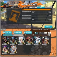 OPBR One Piece Bounty Rush Account [8 extreme] Blackbeard V2, Kuzan, Nika V1, Roger V1, Yamato Hybri