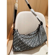 Female Bag 2025 New Style D-Journey Presbyopic Canvas Lunch Box Bag Underarm Bag Shoulder Bag Large 