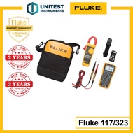 Fluke 117/323 Electricians Combo Kit, Digital Multimeter And Clamp Meter
