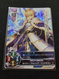 Weiß Schwarz Lycee FATE FGO SABER 瑪修 伊莉雅 簽名卡 WS卡