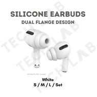 [SG] Silicone Ear Tips Replacement Dual Flange Design Compatible for Airpods Pro 1/2