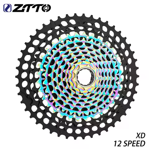 ZTTO 12 Speed Mountain Bike Cassette 12S 9-46T 9-50T 10-50T Gear Ratio XD Hub MTB SLR CNC Bicycle 12