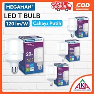 CAHAYA MEGAMAN NEW T-BULB 20 LED Light BULB 30/ 40 Watt Capsule Daylight White Light E27 E27 LED Bul