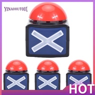【Yinahiut001】4PCS Game Answer Buzzer,Game Buzzer Alarm Sound Play Button with Light Trivia Quiz Got 