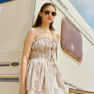 lookbooklookbook jellyfish top blueberry