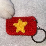 Vietnam flag keychain