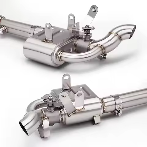 FOR CFMOTO 675SR-R 675SR 675NK motorcycle dual-channel valve exhaust connected to the original vehic
