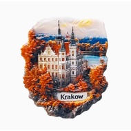 [B63]  WorldWide Fridge Magnet (POLSKA ~ POLAND) Wroclaw | Krakow | Sopot | Gdynia | Coansk