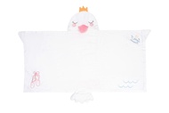 [NOT FOR SALE] AKEMI Kids Cotton Hooded Towel (Swan Design)