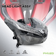 PHILED CLICK V2 125 CLICK V2 150 HEADLIGHT ASSY CLEAR LENS PL-11058 HEAD LIGHT ASSEMBLY FOR HONDA CL