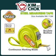 DYLLU Double Button Steel Measuring Tape 5m & 7.5m ( DTMT4320 / DTMT4340 )