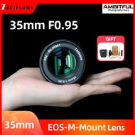 7Artisans 35mm F0.95 portrait Wide Angle large aperture Lens For Canon / Sony / Fujin / Nikon / Olympis / Panasonic