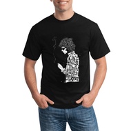 Bob Dylan Stylish Plus Size Crew Neck T Shirt 100% Cotton And Breathable
