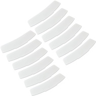 Hercicy 12 Pcs Tab Collar for Clergy Shirt White Priest Collar Tab Insert Shirt Collar, 5.51 x 1.26 