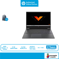 Victus by HP Laptop Notebook 16-e0127AX (RYZEN 5-5600H/8GB/512GB SSD/GTX1650 4GB/16.1") Free Gaming Bagpack