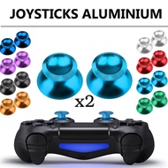 2PC Metal Joystick Grip Cap Analog Thumb stick Cover For Xbox One/ PS4/PS5 Gamepad Controller thumbstick Replacement Gadgets