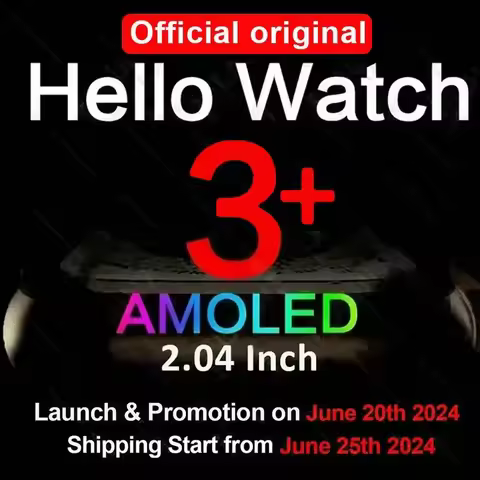2025New Genuine Hello Watch 3 Plus ULTRA 3 Smartwatch 49mm 4G ROM NFC GPT GPS Compass Clock Bluetoot