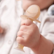 Little Mushrooms October June Baby Teether Anti-Eating Hand Molar Stick Six Months Baby 4 Above Toy 