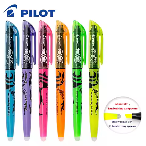 Japan Pilot SW-FL Frixion Erasable Colored Highlighter Pen Fluorescent Markers Kawaii Pastel Highlig