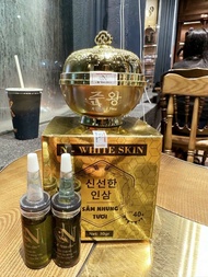 [TẶNG KÈM 2 CHAI SERUM] Kem Sâm Nhung Tươi dưỡng trắng da làm mờ thâm - nám - tàn nhang